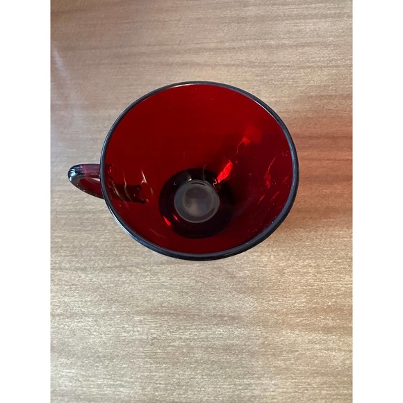 Vintage Anchor Hocking Royal Ruby snack/punch cup - Picture 8 of 10